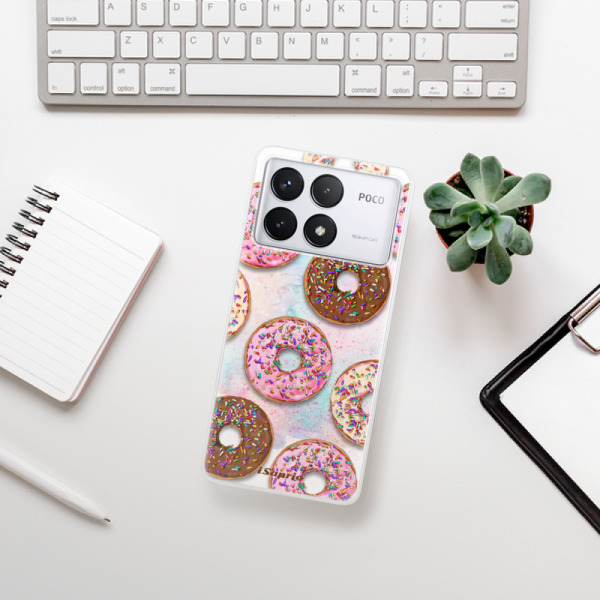 Silikonové pouzdro iSaprio - Xiaomi Poco F6 Pro - Donuts 11