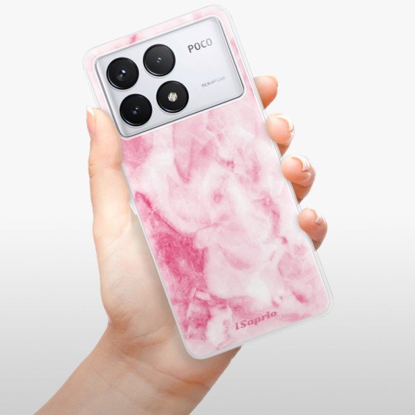 Silikonové pouzdro iSaprio - Xiaomi Poco F6 Pro - RoseMarble 16