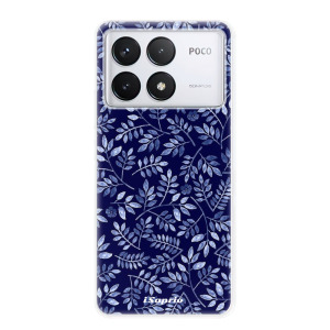 Silikonové pouzdro iSaprio - Xiaomi Poco F6 Pro - Blue Leaves 05