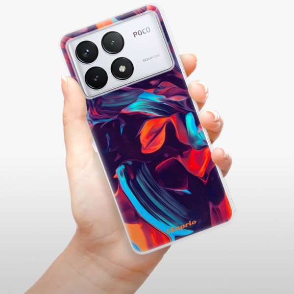 Silikonové pouzdro iSaprio - Xiaomi Poco F6 Pro - Color Marble 19