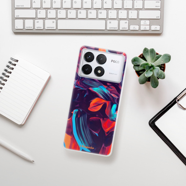 Silikonové pouzdro iSaprio - Xiaomi Poco F6 Pro - Color Marble 19