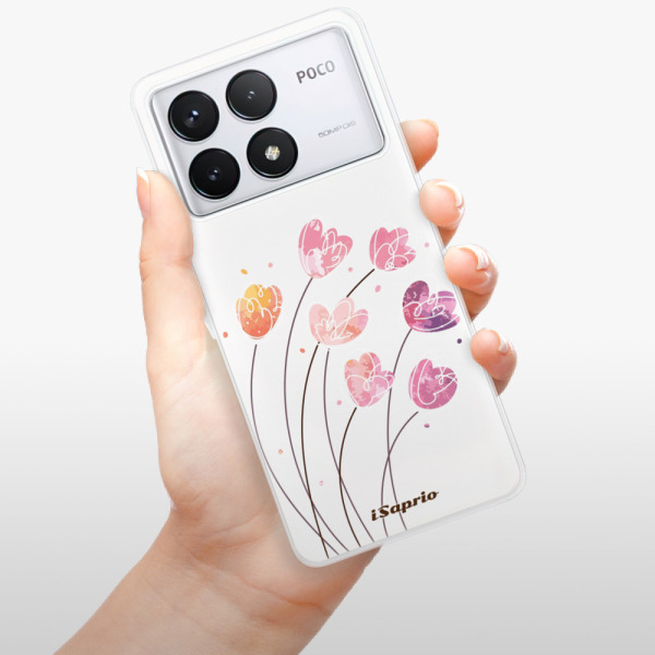 Silikonové pouzdro iSaprio - Xiaomi Poco F6 Pro - Flowers 14
