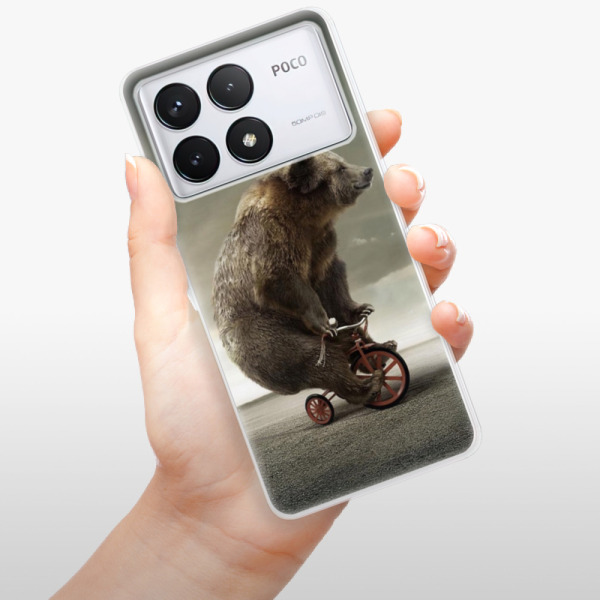 Silikonové pouzdro iSaprio - Xiaomi Poco F6 Pro - Bear 01