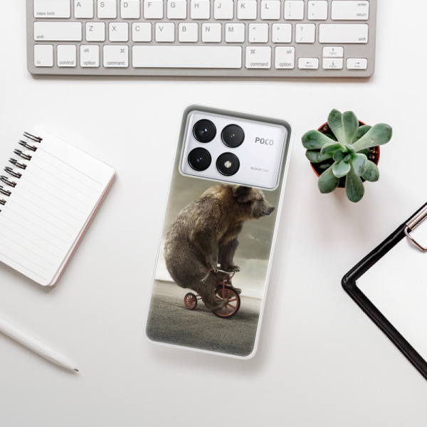 Silikonové pouzdro iSaprio - Xiaomi Poco F6 Pro - Bear 01