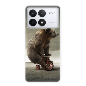 Silikonové pouzdro iSaprio - Xiaomi Poco F6 Pro - Bear 01