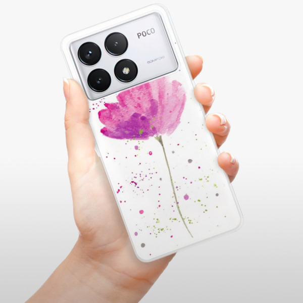Silikonové pouzdro iSaprio - Xiaomi Poco F6 Pro - Poppies