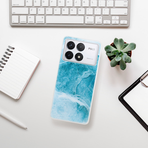 Silikonové pouzdro iSaprio - Xiaomi Poco F6 Pro - Blue Marble