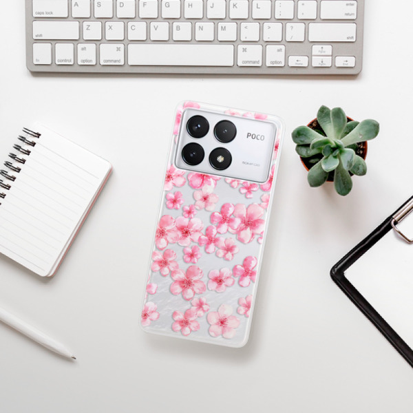 Silikonové pouzdro iSaprio - Xiaomi Poco F6 Pro - Flower Pattern 05