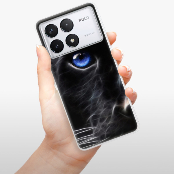 Silikonové pouzdro iSaprio - Xiaomi Poco F6 Pro - Black Puma