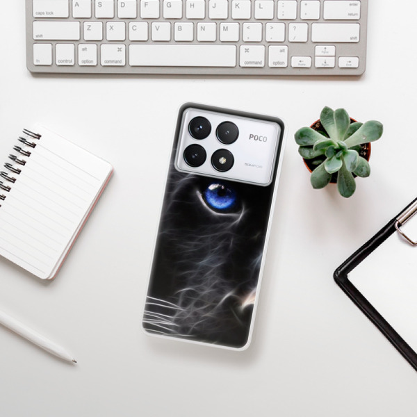 Silikonové pouzdro iSaprio - Xiaomi Poco F6 Pro - Black Puma