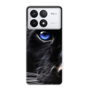 Silikonové pouzdro iSaprio - Xiaomi Poco F6 Pro - Black Puma