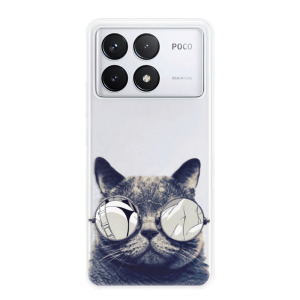 Silikonové pouzdro iSaprio - Xiaomi Poco F6 Pro - Crazy Cat 01