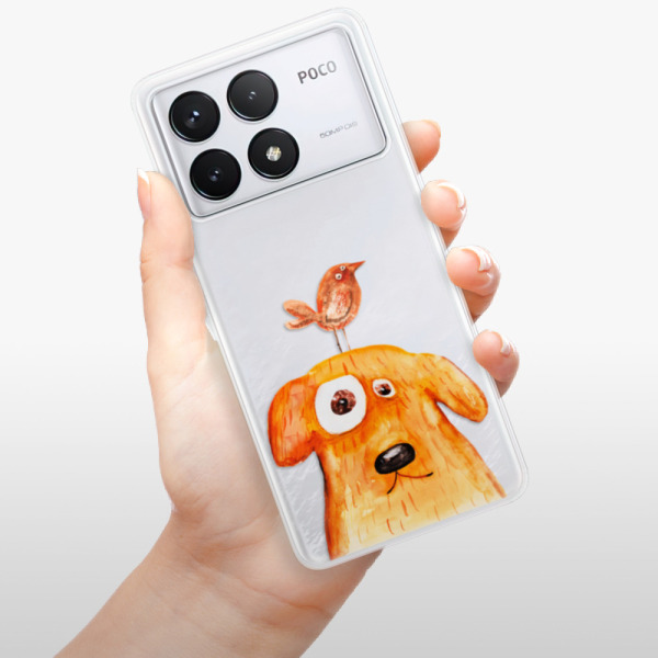 Silikonové pouzdro iSaprio - Xiaomi Poco F6 Pro - Dog And Bird