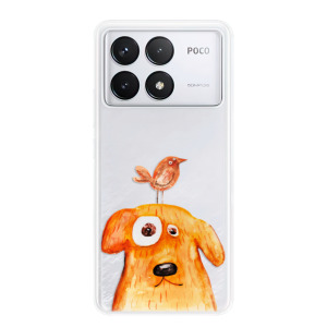 Silikonové pouzdro iSaprio - Xiaomi Poco F6 Pro - Dog And Bird