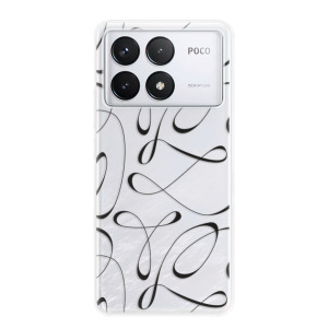Silikonové pouzdro iSaprio - Xiaomi Poco F6 Pro - Fancy black
