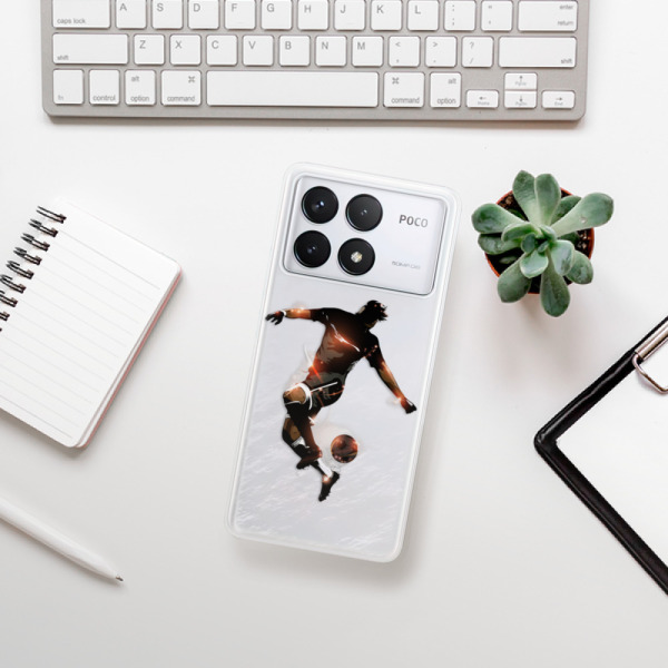 Silikonové pouzdro iSaprio - Xiaomi Poco F6 Pro - Fotball 01