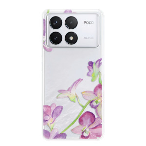 Silikonové pouzdro iSaprio - Xiaomi Poco F6 Pro - Purple Orchcode_producer