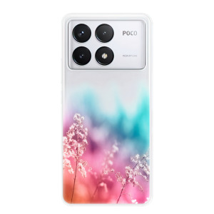 Silikonové pouzdro iSaprio - Xiaomi Poco F6 Pro - Rainbow Grass