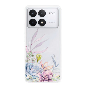 Silikonové pouzdro iSaprio - Xiaomi Poco F6 Pro - Succulent 01