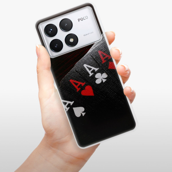 Silikonové pouzdro iSaprio - Xiaomi Poco F6 Pro - Poker