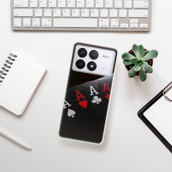 Silikonové pouzdro iSaprio - Xiaomi Poco F6 Pro - Poker
