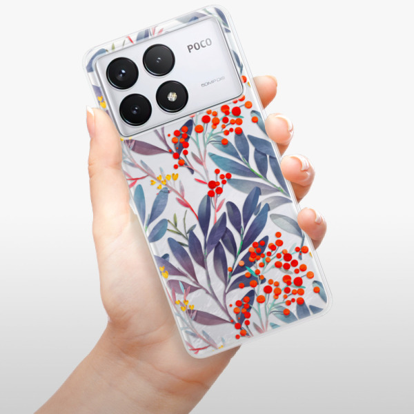 Silikonové pouzdro iSaprio - Xiaomi Poco F6 Pro - Rowanberry