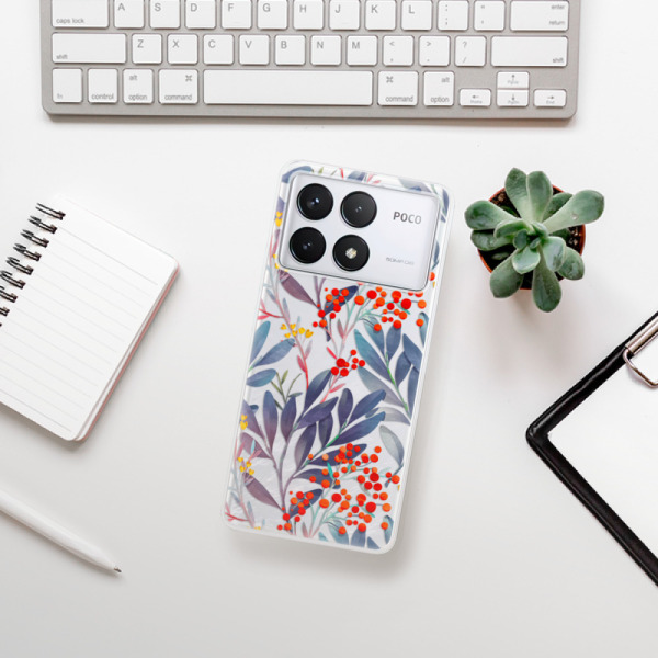 Silikonové pouzdro iSaprio - Xiaomi Poco F6 Pro - Rowanberry