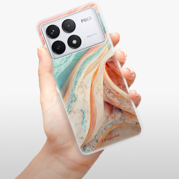 Silikonové pouzdro iSaprio - Xiaomi Poco F6 Pro - Orange and Blue