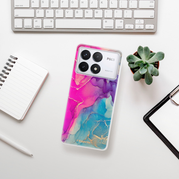 Silikonové pouzdro iSaprio - Xiaomi Poco F6 Pro - Purple Ink