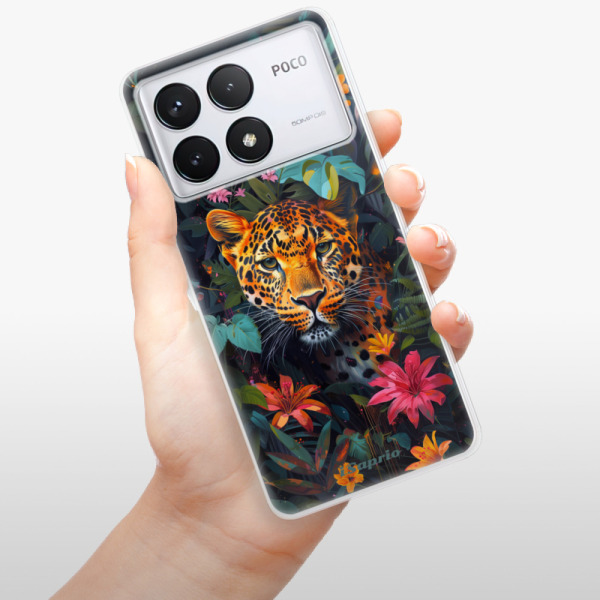 Silikonové pouzdro iSaprio - Xiaomi Poco F6 Pro - Flower Jaguar
