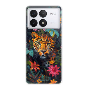 Silikonové pouzdro iSaprio - Xiaomi Poco F6 Pro - Flower Jaguar