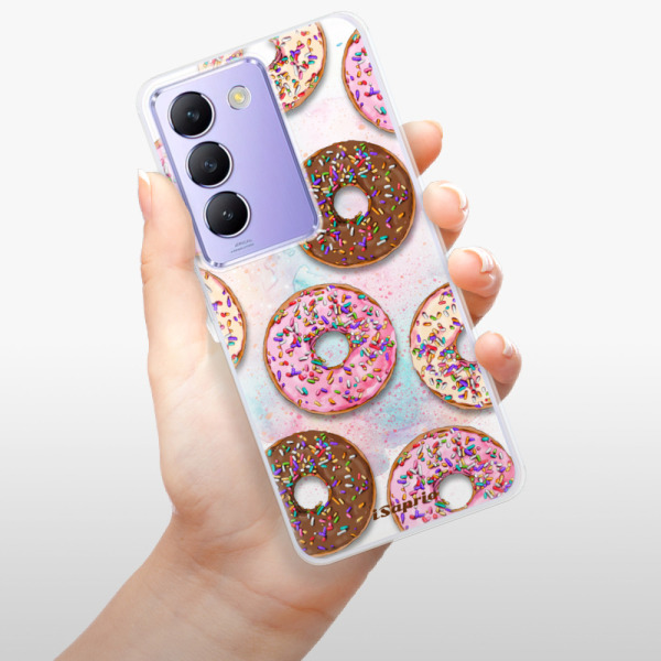 Silikonové pouzdro iSaprio - Vivo V40 SE 4G / 5G - Donuts 11