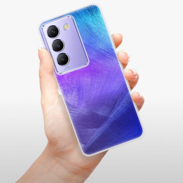 Silikonové pouzdro iSaprio - Vivo V40 SE 4G / 5G - Purple Feathers