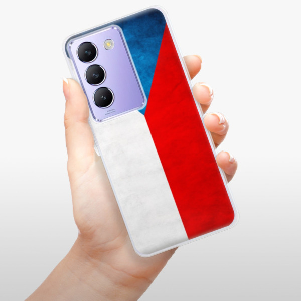 Silikonové pouzdro iSaprio - Vivo V40 SE 4G / 5G - Czech Flag