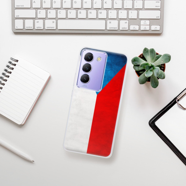 Silikonové pouzdro iSaprio - Vivo V40 SE 4G / 5G - Czech Flag