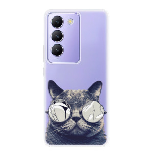 Silikonové pouzdro iSaprio - Vivo V40 SE 4G / 5G - Crazy Cat 01