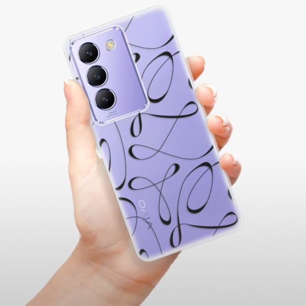 Silikonové pouzdro iSaprio - Vivo V40 SE 4G / 5G - Fancy black