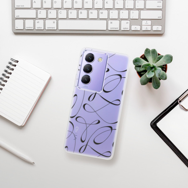 Silikonové pouzdro iSaprio - Vivo V40 SE 4G / 5G - Fancy black