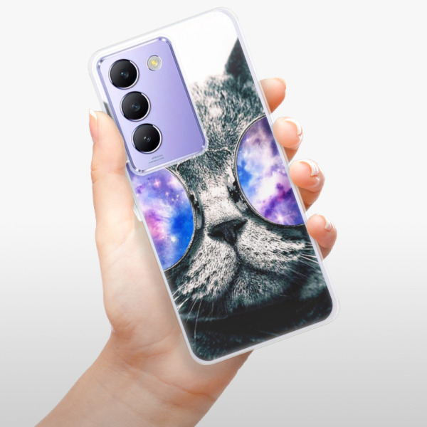 Silikonové pouzdro iSaprio - Vivo V40 SE 4G / 5G - Galaxy Cat
