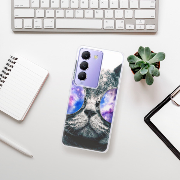 Silikonové pouzdro iSaprio - Vivo V40 SE 4G / 5G - Galaxy Cat
