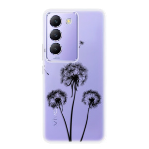 Silikonové pouzdro iSaprio - Vivo V40 SE 4G / 5G - Three Dandelions black