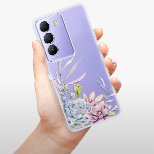 Silikonové pouzdro iSaprio - Vivo V40 SE 4G / 5G - Succulent 01