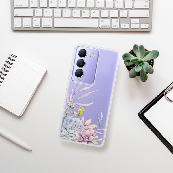 Silikonové pouzdro iSaprio - Vivo V40 SE 4G / 5G - Succulent 01