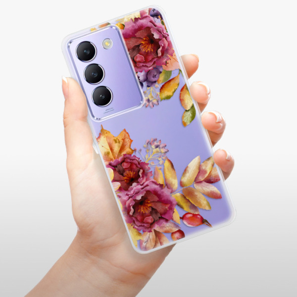 Silikonové pouzdro iSaprio - Vivo V40 SE 4G / 5G - Fall Flowers