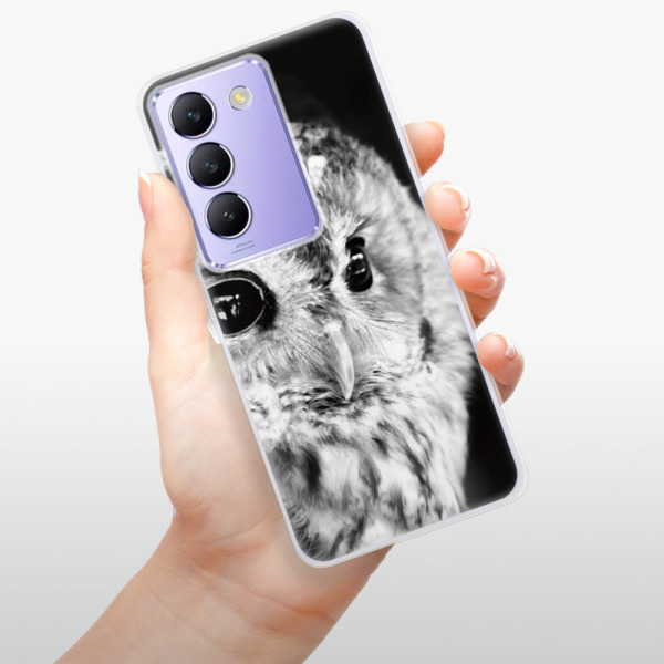 Silikonové pouzdro iSaprio - Vivo V40 SE 4G / 5G - BW Owl