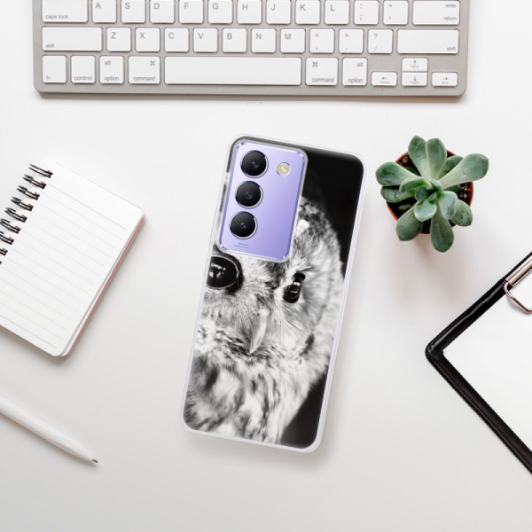 Silikonové pouzdro iSaprio - Vivo V40 SE 4G / 5G - BW Owl