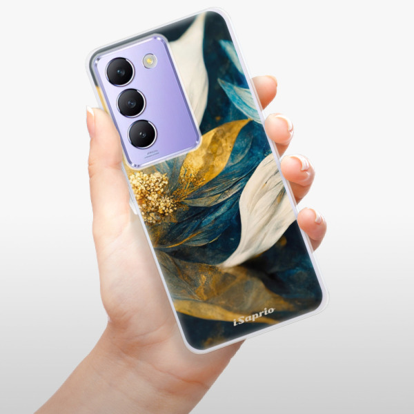 Silikonové pouzdro iSaprio - Vivo V40 SE 4G / 5G - Gold Petals