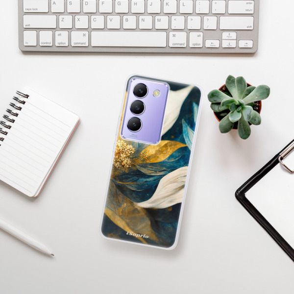 Silikonové pouzdro iSaprio - Vivo V40 SE 4G / 5G - Gold Petals