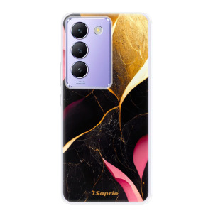 Silikonové pouzdro iSaprio - Vivo V40 SE 4G / 5G - Gold Pink Marble