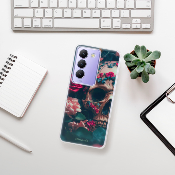 Silikonové pouzdro iSaprio - Vivo V40 SE 4G / 5G - Skull in Roses